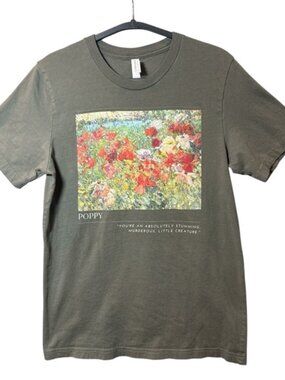 From Blood and Ash Poppy Graphic Tee Medium Fantasy Romance Book Shirt